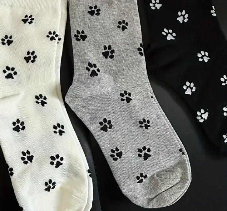 Cat Paw Ankle Socks
