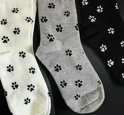 Cat Paw Ankle Socks