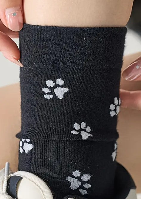 Cat Paw Ankle Socks