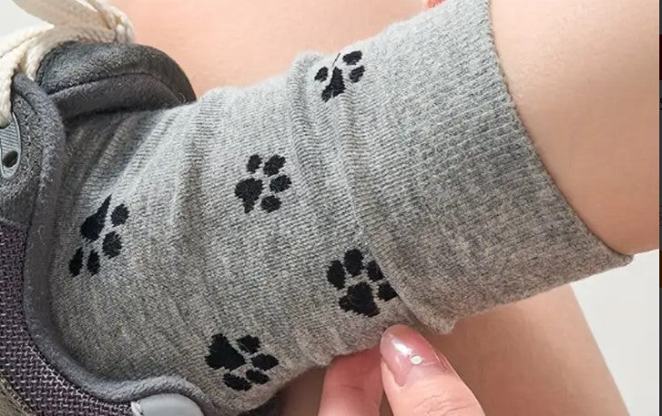 Cat Paw Ankle Socks