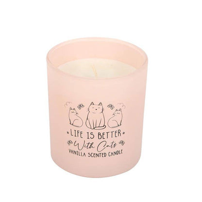 Life Is Better With Cats Vanilla Candle