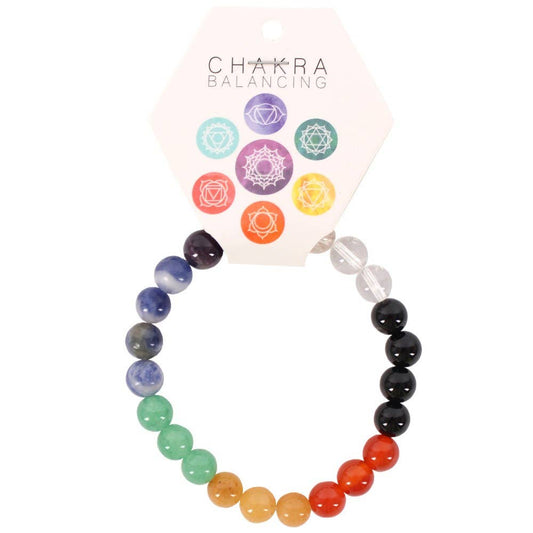 Chakra Balancing Crystal Ball Bracelet